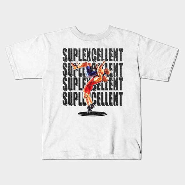 call the suplex Kids T-Shirt by clownescape